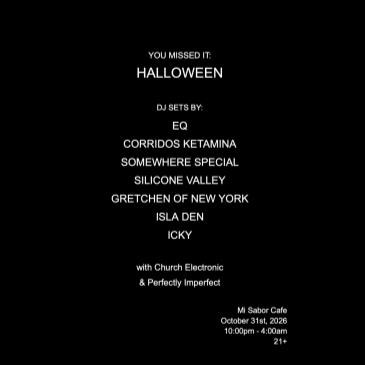 YOU MISSED IT: HALLOWEEN